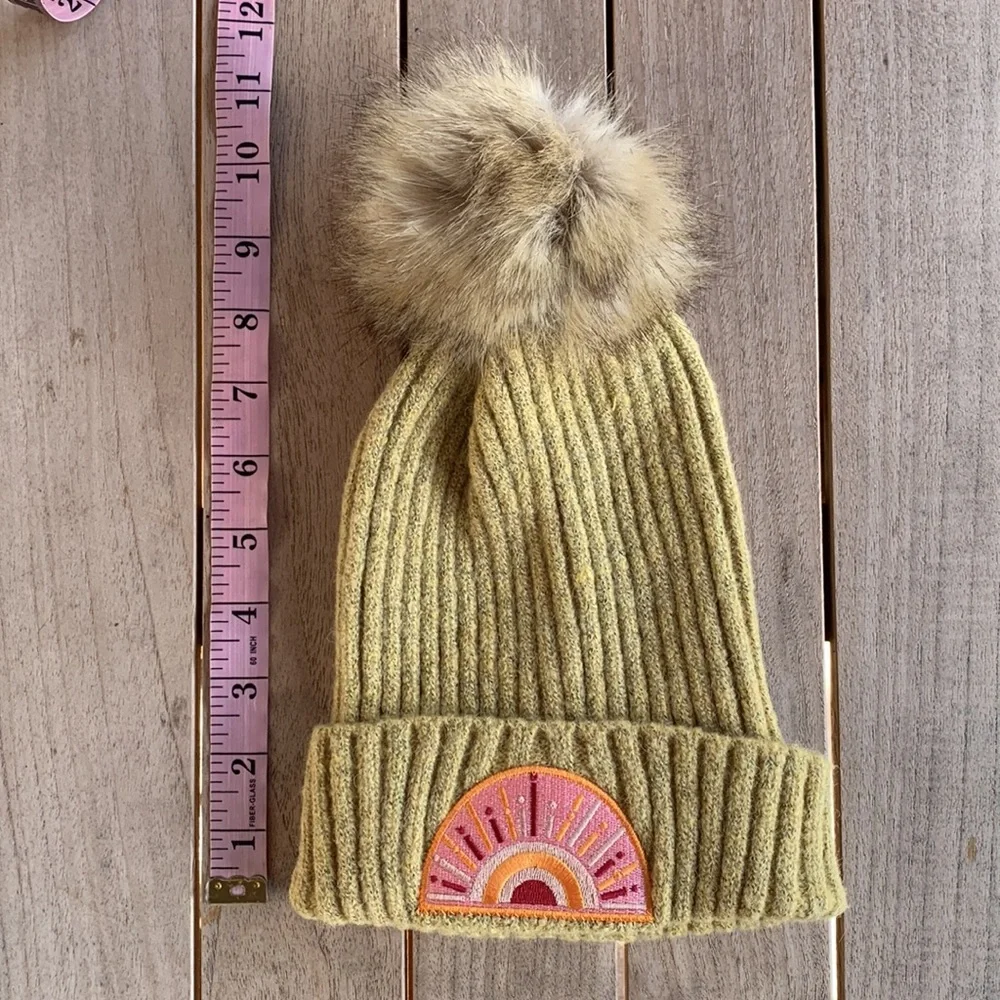 Virginia Wolf knit pom pom beanie